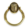 PAGE Estate Ring Edwardian 18K Yellow Gold Spinning Scarab Ring 6
