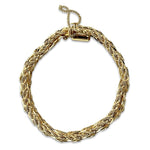PAGE Estate Bracelet Fancy Heart Link Charm Bracelet