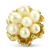 PAGE Estate Ring Floral Pearl Cluster Ring 4.5