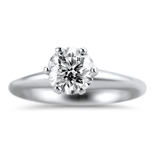 PAGE Estate Engagement Ring L'Amour Pour Toujours 1.07cts Ideal Cut Diamond Ring 6.5