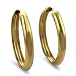 PAGE Estate Earring Large Hoop Earrings
