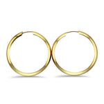 PAGE Estate Earring Large Hoop Earrings