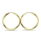 PAGE Estate Earring Large Hoop Earrings