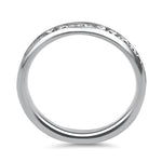 PAGE Estate Wedding Band Platinum Channel Diamond Eternity Band - Finger Size 7 7