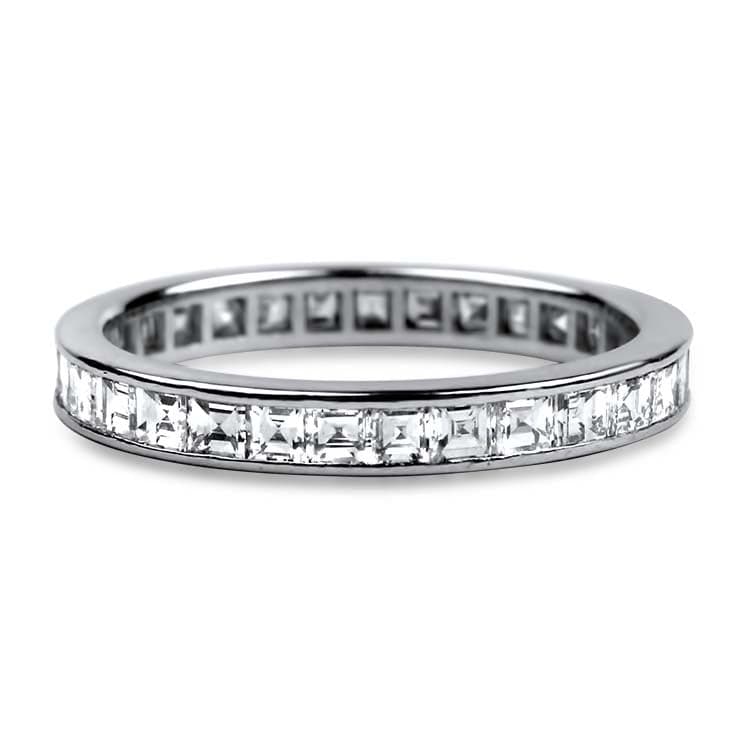 PAGE Estate Wedding Band Platinum Diamond Eternity Band 7