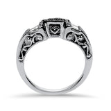 PAGE Estate Wedding Band Platinum Tacori Fitted Diamond Wedding Band 6.5