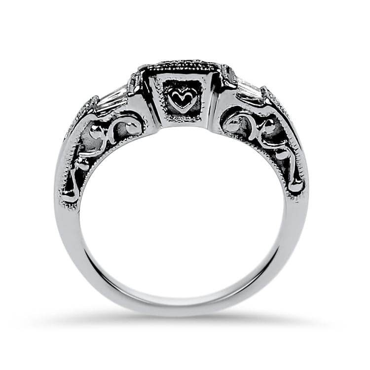 PAGE Estate Wedding Band Platinum Tacori Fitted Diamond Wedding Band 6.5