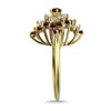 PAGE Estate Ring Ruby & Diamond Ring 7.25