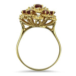 PAGE Estate Ring Ruby & Diamond Ring 10