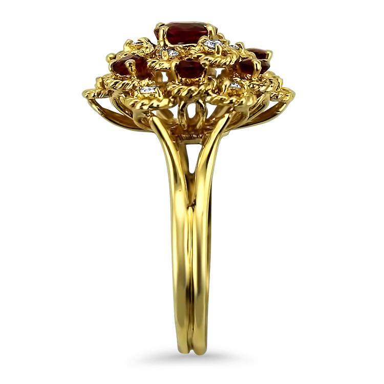 PAGE Estate Ring Ruby & Diamond Ring 10