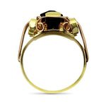 PAGE Estate Ring Spinel & Gold Cocktail Ring 5.75