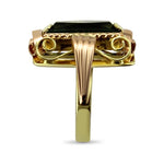 PAGE Estate Ring Spinel & Gold Cocktail Ring 5.75