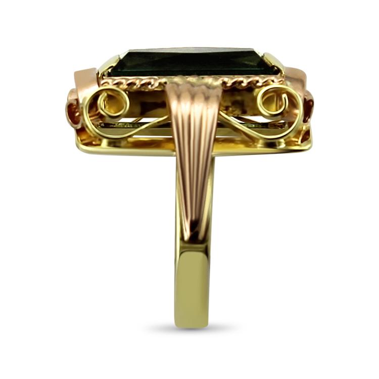 PAGE Estate Ring Spinel & Gold Cocktail Ring 5.75