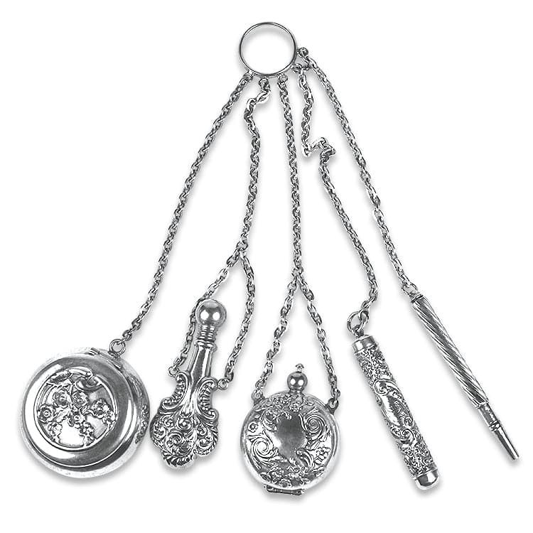 PAGE Estate Necklaces and Pendants Sterling Silver Chatelaine Charm