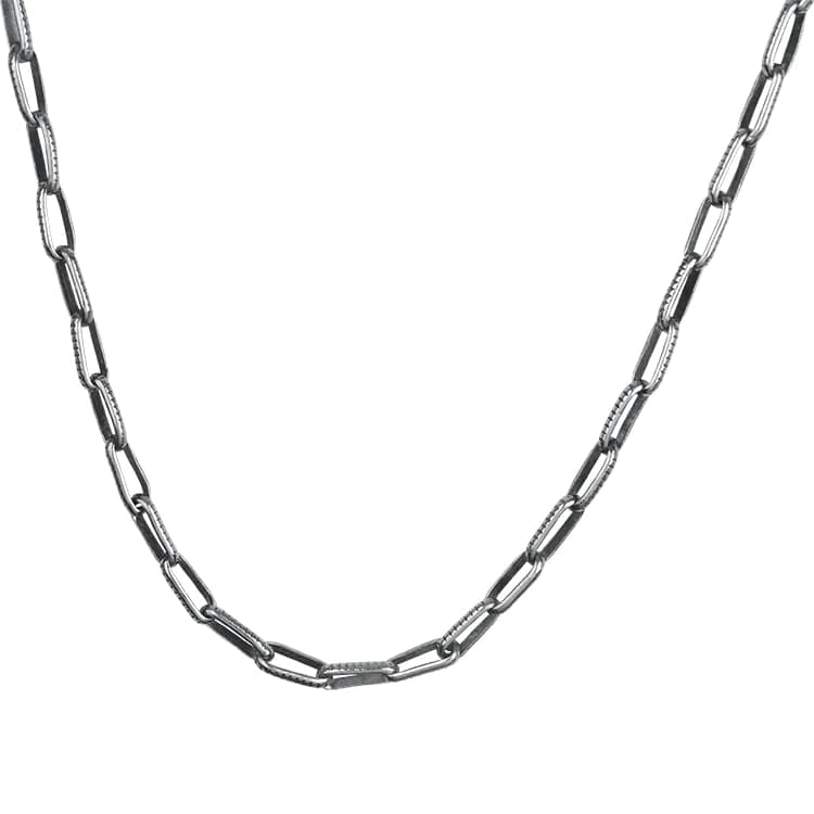 PAGE Estate Necklaces and Pendants Sterling Silver Long Link Necklace