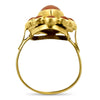 PAGE Estate Ring Victorian Coral Ring 9