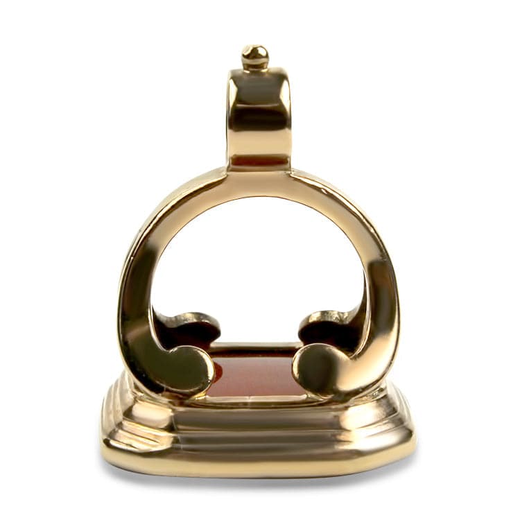 PAGE Estate Necklaces and Pendants Victorian Yellow Gold Carnelian Dog Fob