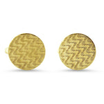 PAGE Estate Men's Jewelry Wavy Cuff Links