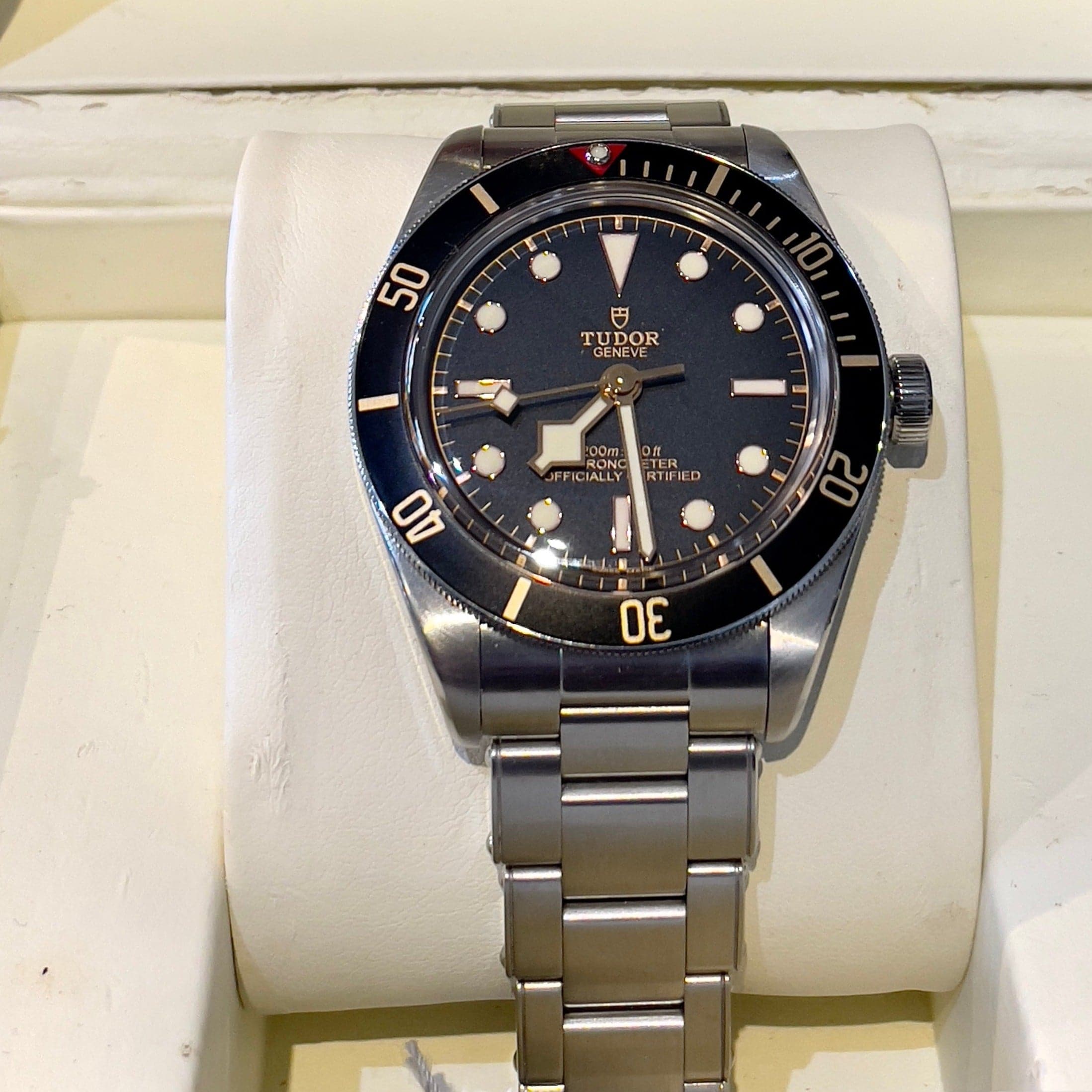 Pre-Owned Tudor Watch Estate Tudor Stainless Steel Black Bay 58 39mm