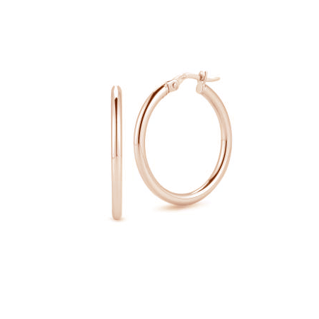 Roberto Coin Earring 18K Rose Gold Small Hoop Earrings