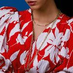 Roberto Coin Necklaces and Pendants Designer Gold 18k Yellow Gold Paperclip Necklace