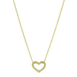 Roberto Coin Necklaces and Pendants Tiny Treasures Open Heart Necklace
