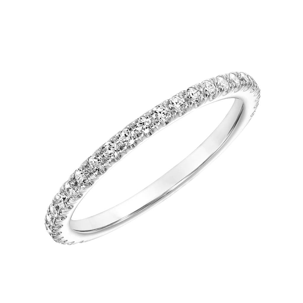 Sincerely Springer's Wedding Band 14K White Gold Classic Diamond Band