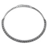 Sincerely Springer's Bracelet 14k White Gold Diamond Flexible Bangle Bracelet - 2.88ctw