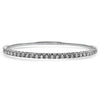 Sincerely Springer's Bracelet 14k White Gold Diamond Flexible Bangle Bracelet - 2.88ctw