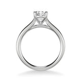 Sincerely Springer's Engagement Ring 14k White Gold Round Solitaire Engagement Setting 6.5mm / 6.5