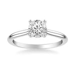 Sincerely Springer's Engagement Ring 14k White Gold Round Solitaire Engagement Setting 6.5mm / 6.5