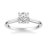Sincerely Springer's Engagement Ring 14k White Gold Round Solitaire Engagement Setting 6.5mm / 6.5