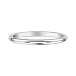 Sincerely Springer's Wedding Band 14K White Gold Thin 1.8mm Wedding Band