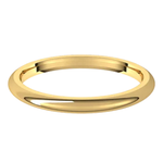 Sincerely Springer's Wedding Band 14k Yellow Gold 2mm Comfort Fit Half Round Wedding Band 10