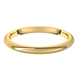 Sincerely Springer's Wedding Band 14k Yellow Gold 2mm Comfort Fit Half Round Wedding Band 10