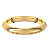 Sincerely Springer's Wedding Band 14k Yellow Gold 3mm Comfort Fit Half Round Wedding Band 6