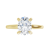 Sincerely Springer's Engagement Ring 14k Yellow Gold Oval Solitaire Engagement Setting