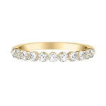 Sincerely Springer's Wedding Band 14K Yellow Gold Shared Prong Diamond Band
