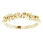 Sincerely Springer's Ring Sincerely Springer's Mama Yellow Gold Ring 6.75