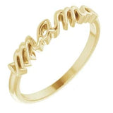Sincerely Springer's Ring Sincerely Springer's Mama Yellow Gold Ring 6.75