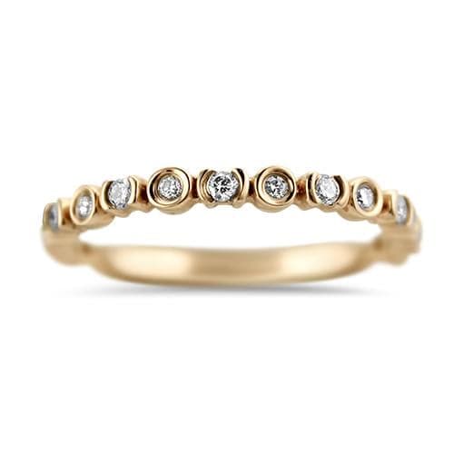 Springer's Bridal Wedding Band Eclectic Diamond Band 6.5