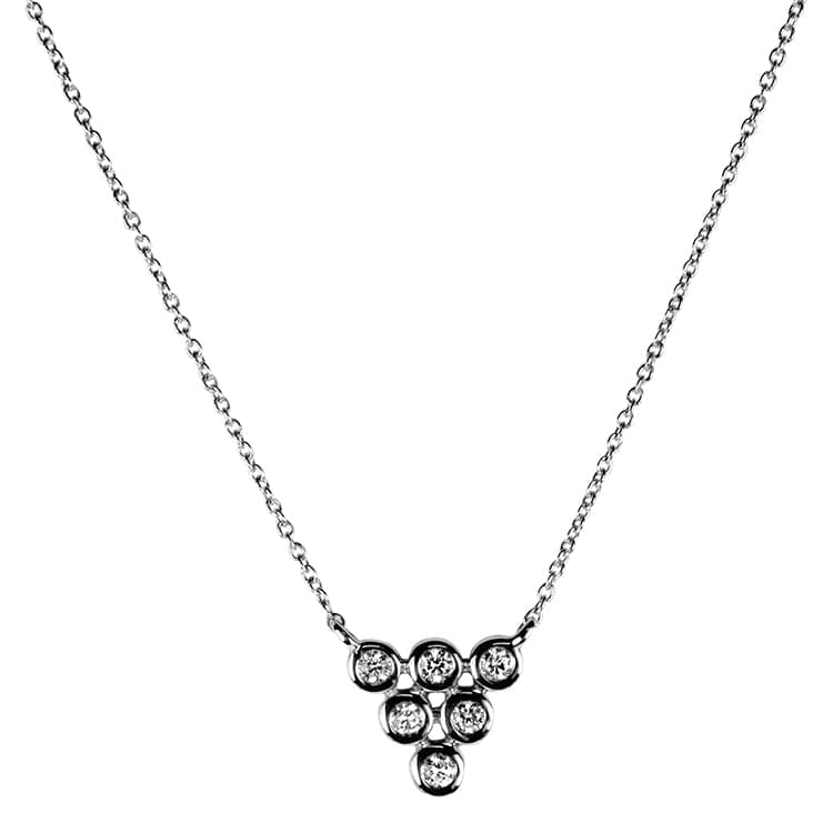 Springer's Collection Necklaces and Pendants 14k White Gold and Diamond Necklace