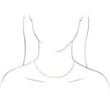 Springer's Collection Necklaces and Pendants 14k White Gold Elongated Link "Paperclip" Chain Necklace