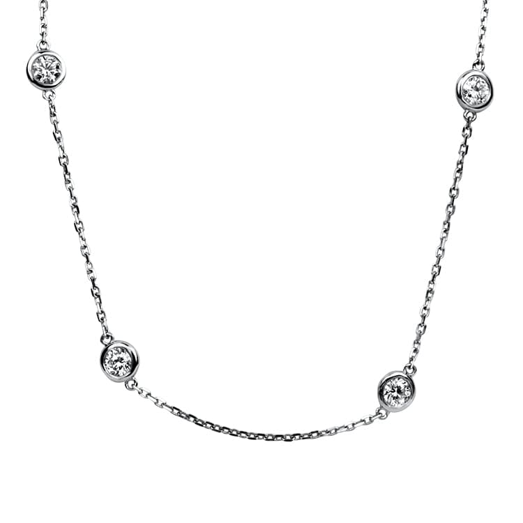 Springer's Collection Necklaces and Pendants 18k White Gold Diamond Necklace