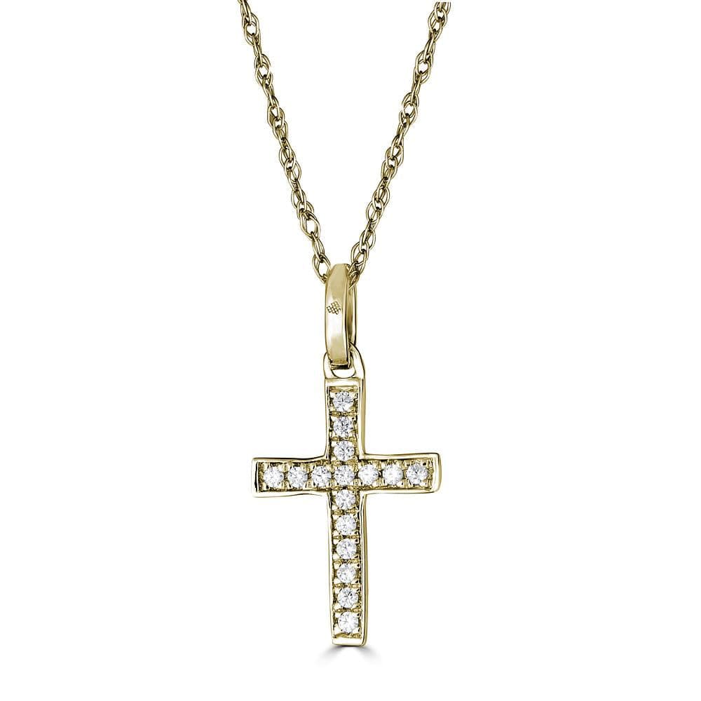 Springer's Collection Necklaces and Pendants Diamond Cross Necklace
