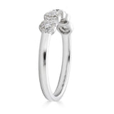 Springer's Collection Wedding Band Diamond Halo Band - White Gold 6.5