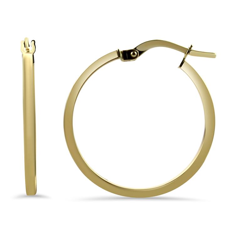 Springer's Collection Earring Flat Hoop Earrings