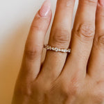 Tacori Engagement Wedding Band 18k Rose Gold Marquise Shaped Band 6.5