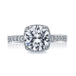 Tacori Engagement Engagement Ring 18k White Gold Tacori Dantela Collection Mounting 6.5mm / 6.5