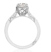 Tacori Engagement Engagement Ring 18k White Gold Tacori Dantela Solitaire Mounting 5mm / 6.5